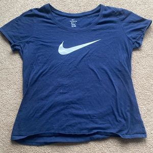 Nike T-Shirt - Navy Blue